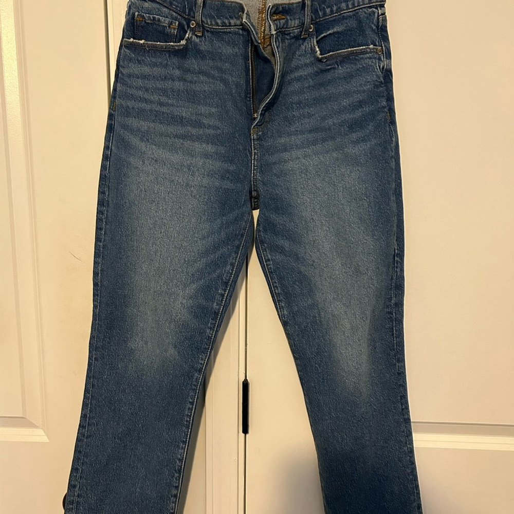 Classic Blue Crop Ankle Jeans from Ann Taylor Loft - Picture 1 of 3